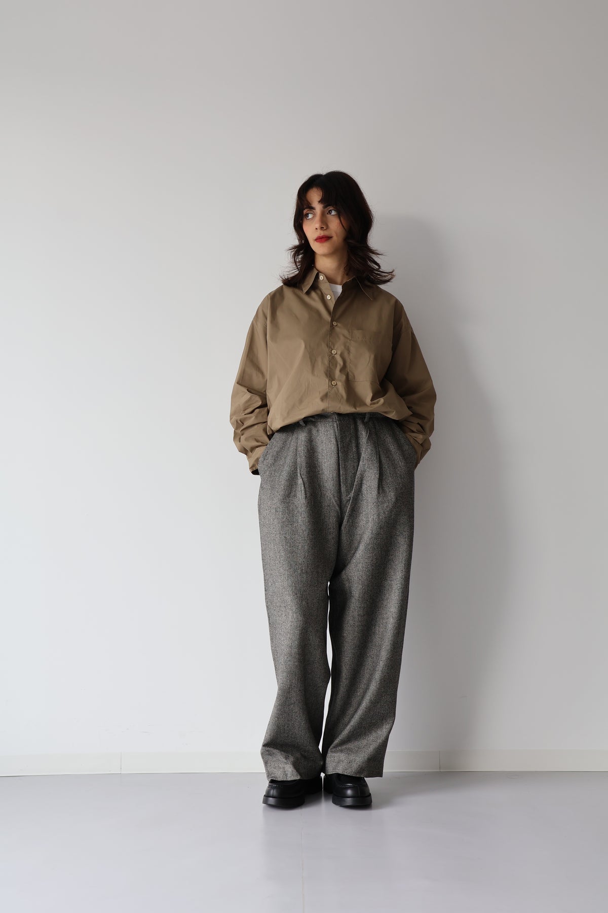 WASHABLE TWEED PANTS