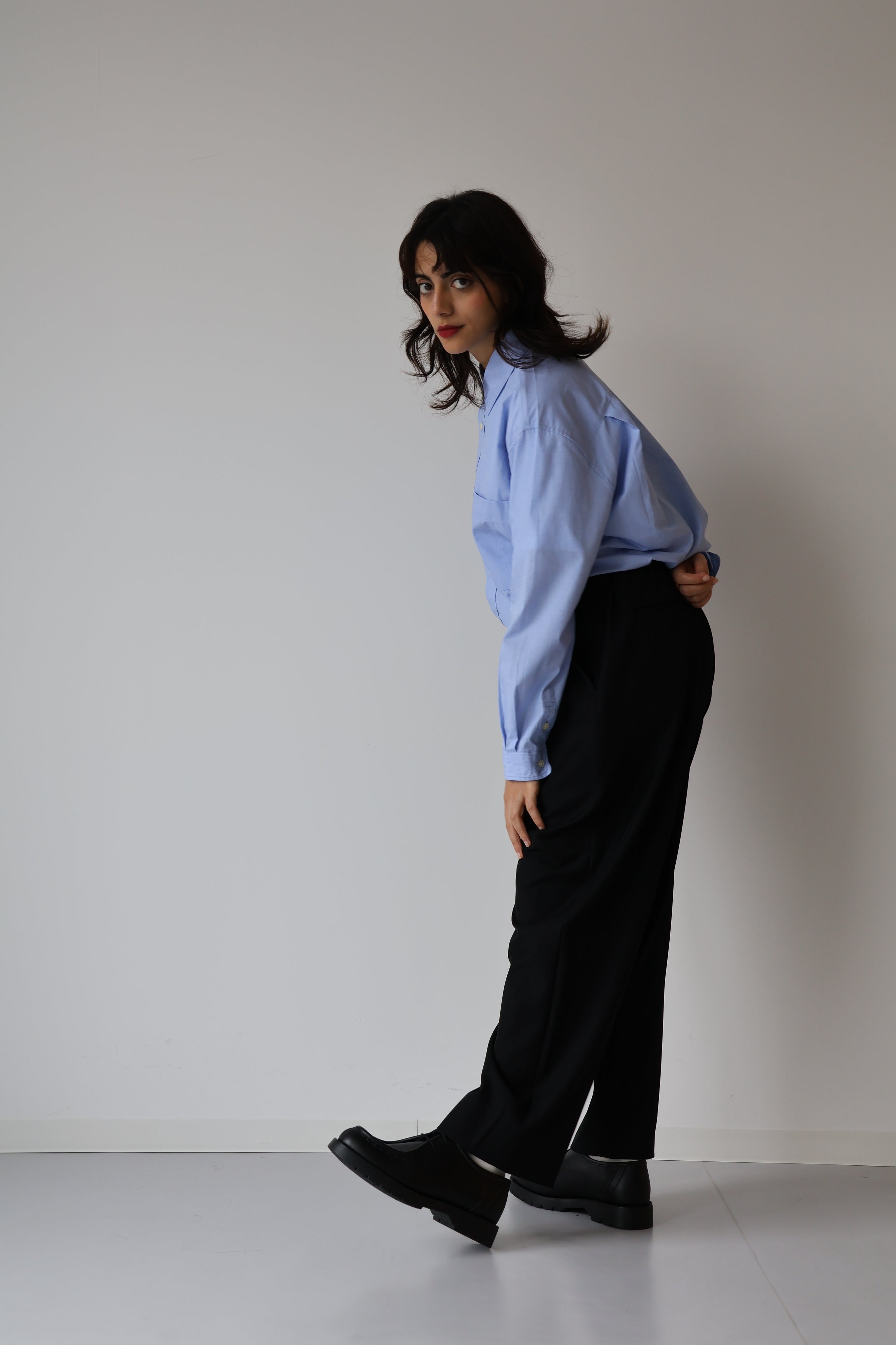 POLYESTER EASY SLACKS