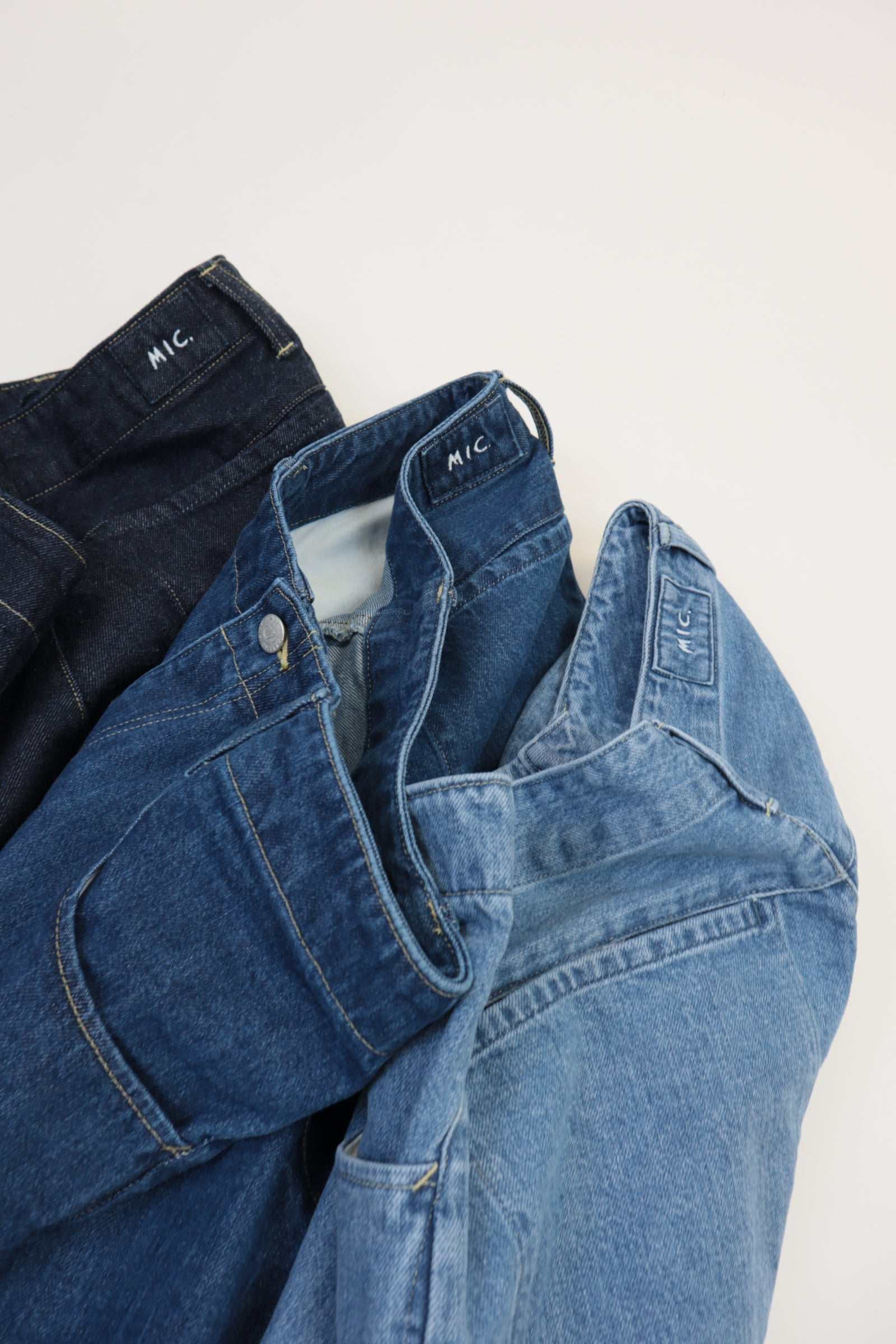 BARTACK DENIM PANTS / STRAIGHT
