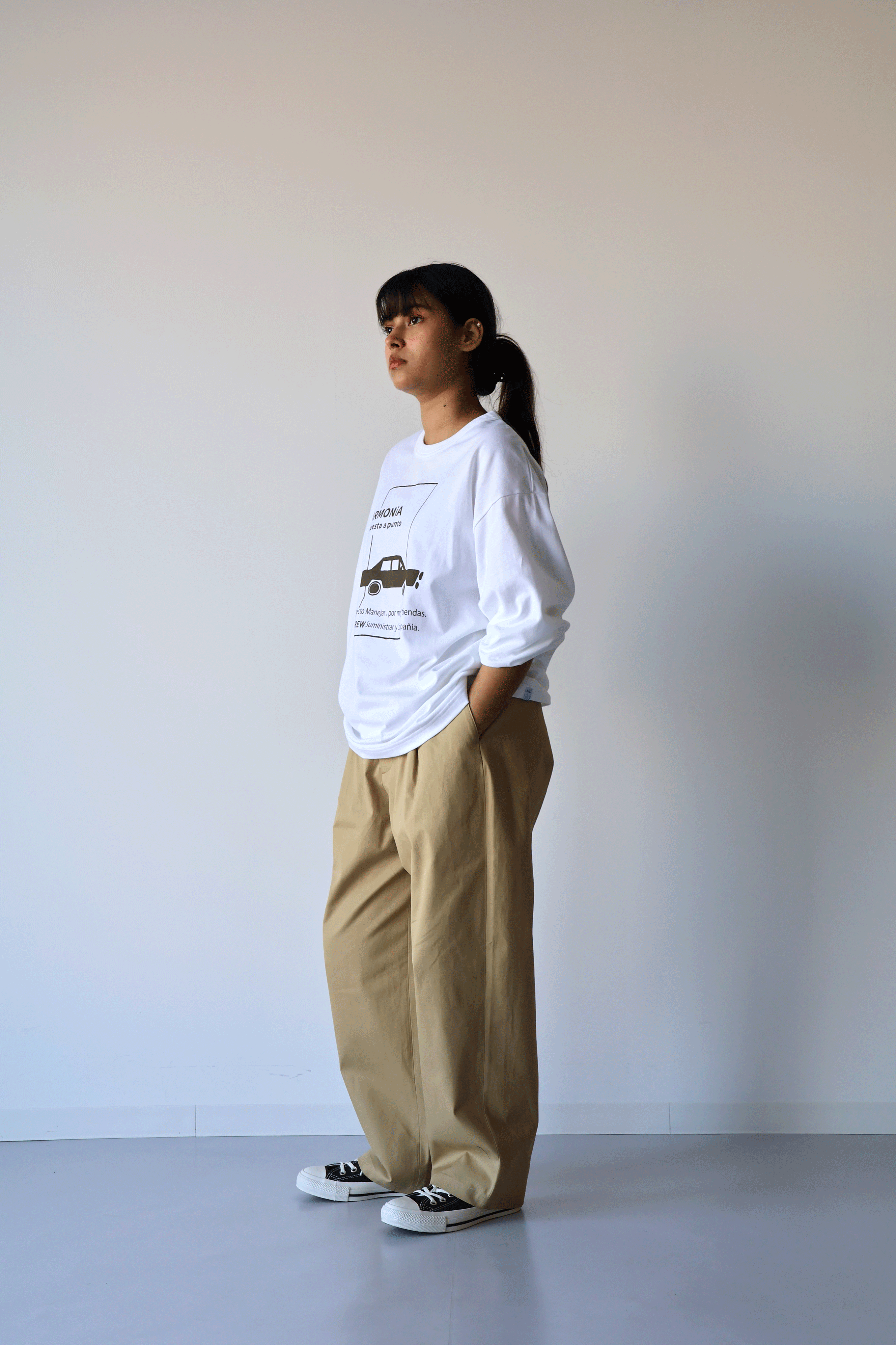 PRINT TEE L/S (SHREW CAR)