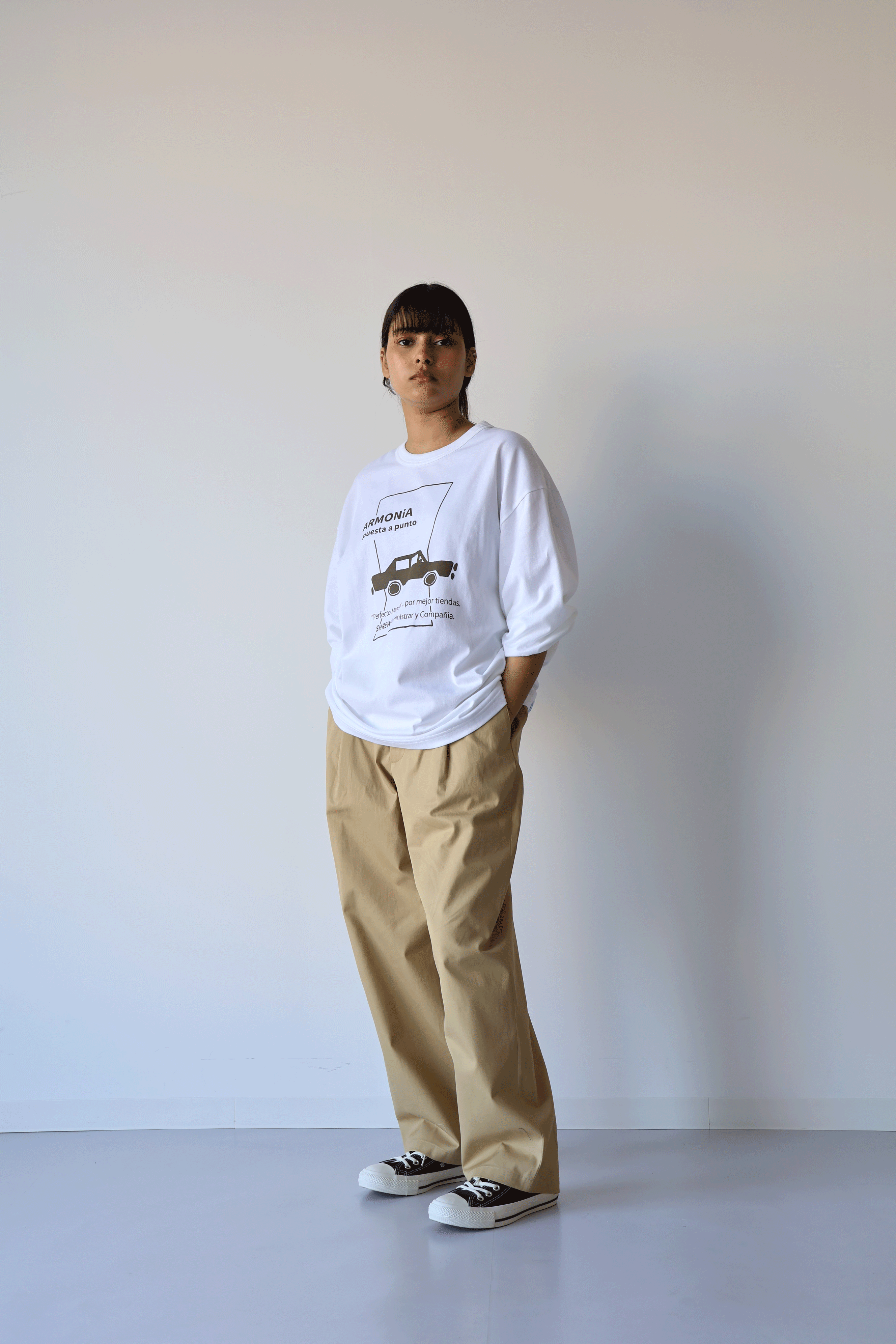 PRINT TEE L/S (SHREW CAR)