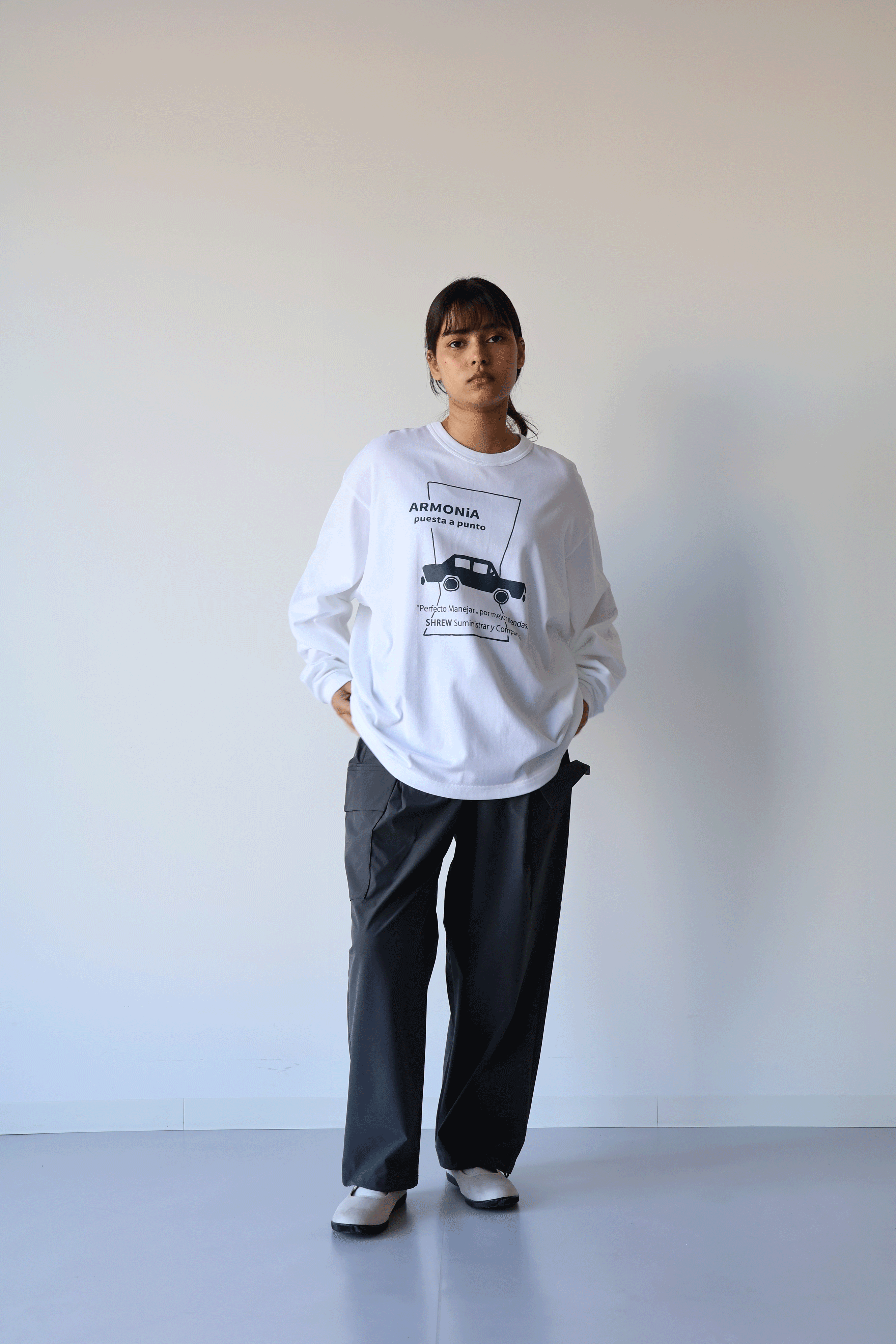 PRINT TEE L/S (SHREW CAR)