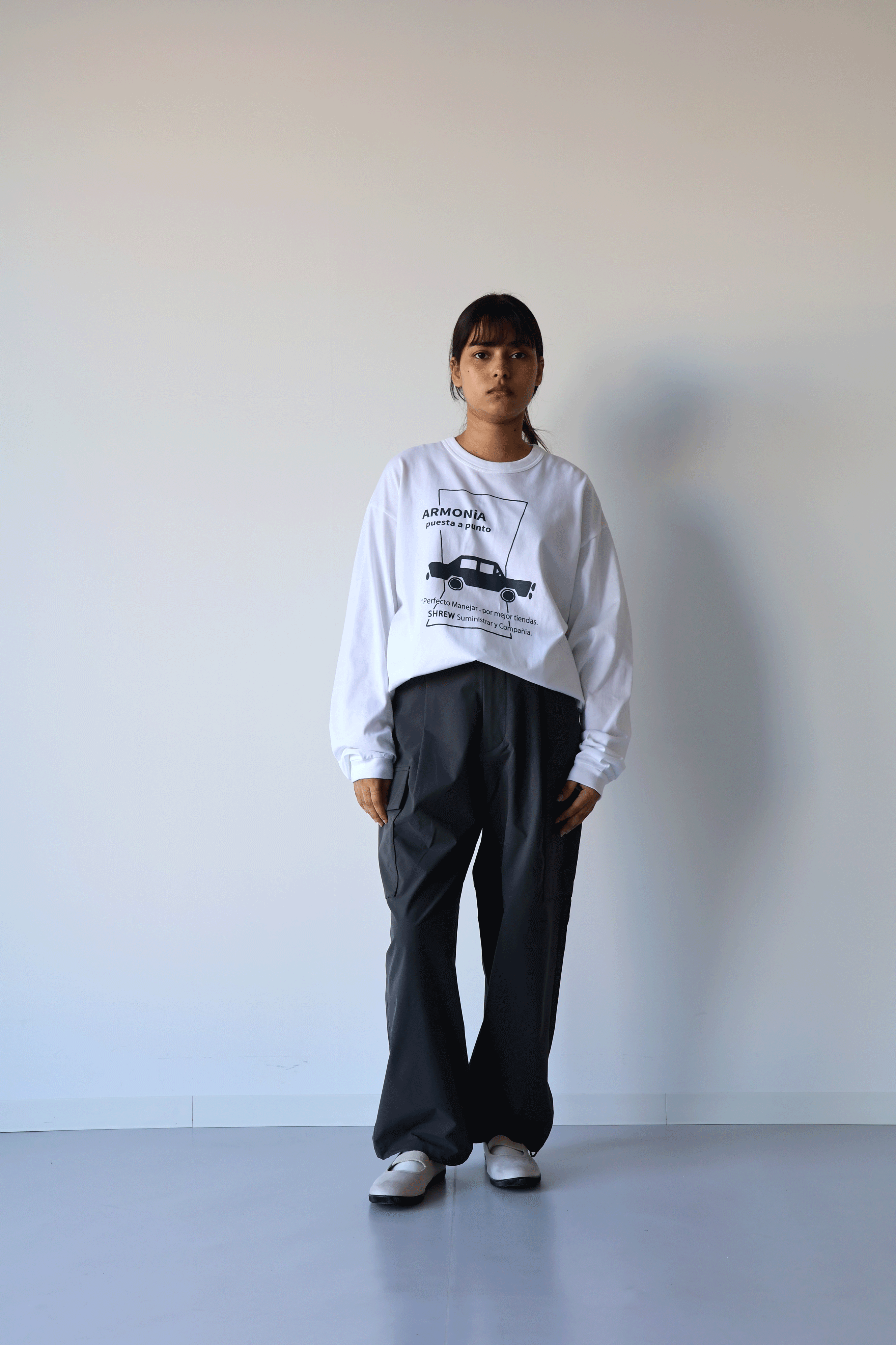 PRINT TEE L/S (SHREW CAR)