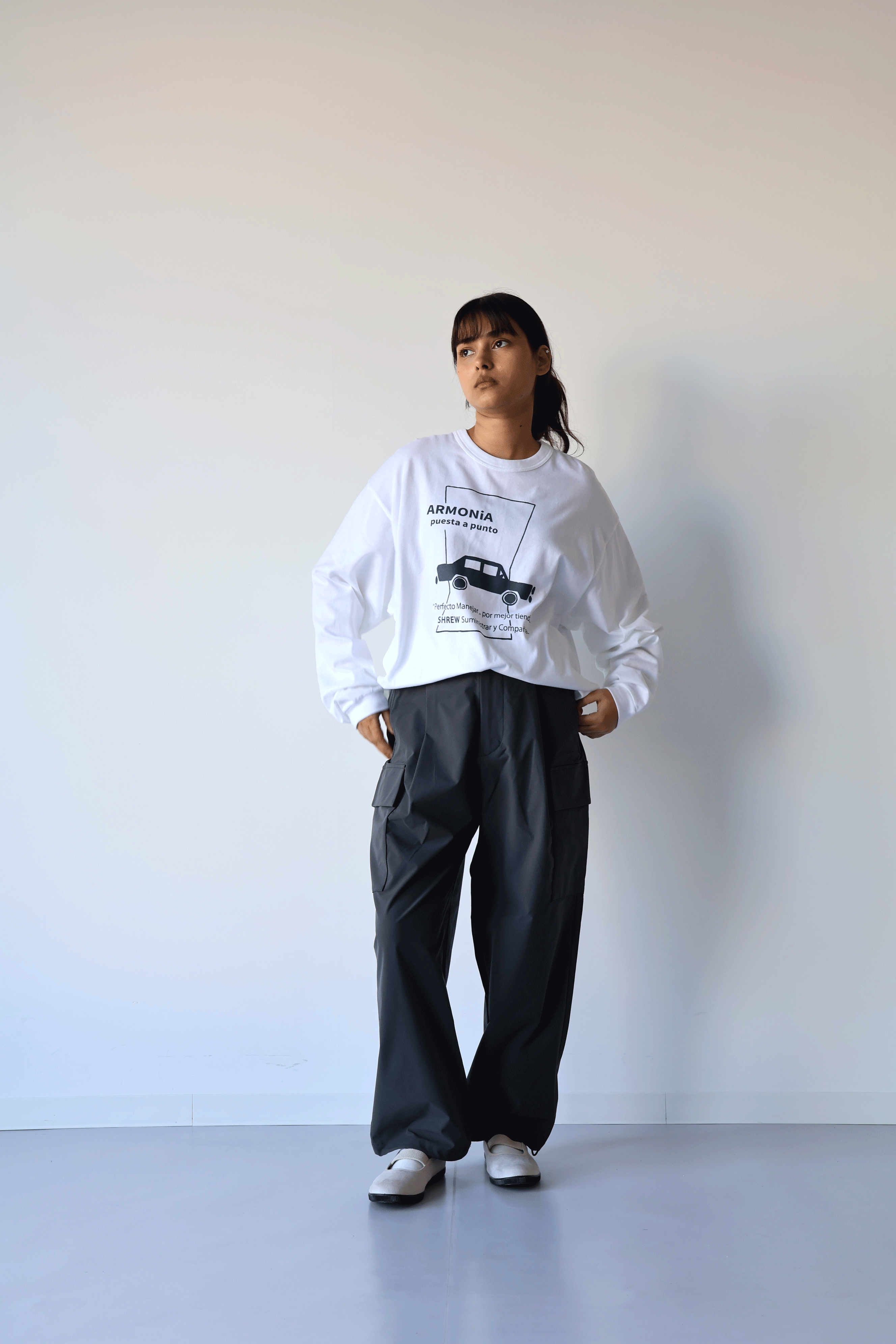 PRINT TEE L/S (SHREW CAR)