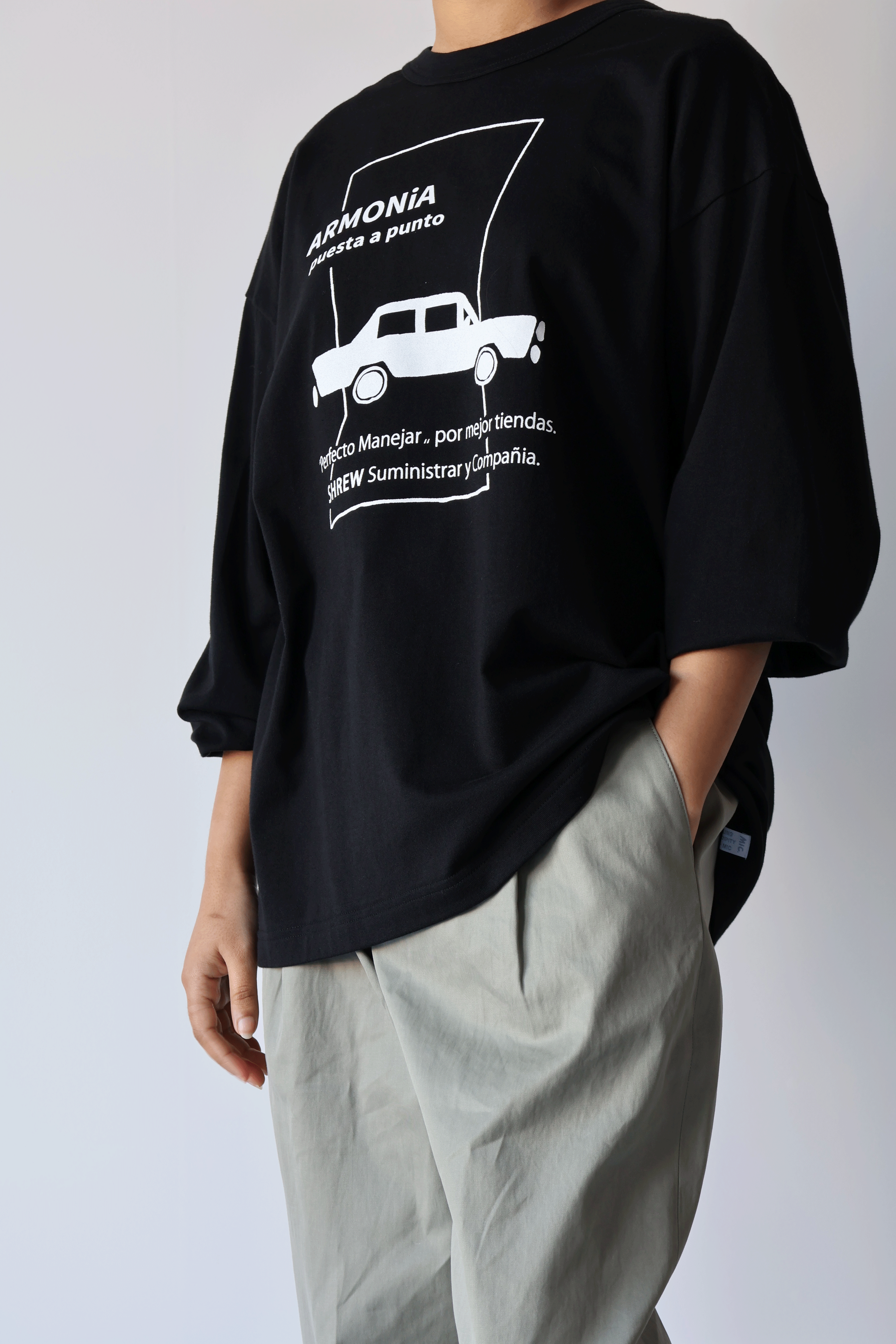 PRINT TEE L/S (SHREW CAR)