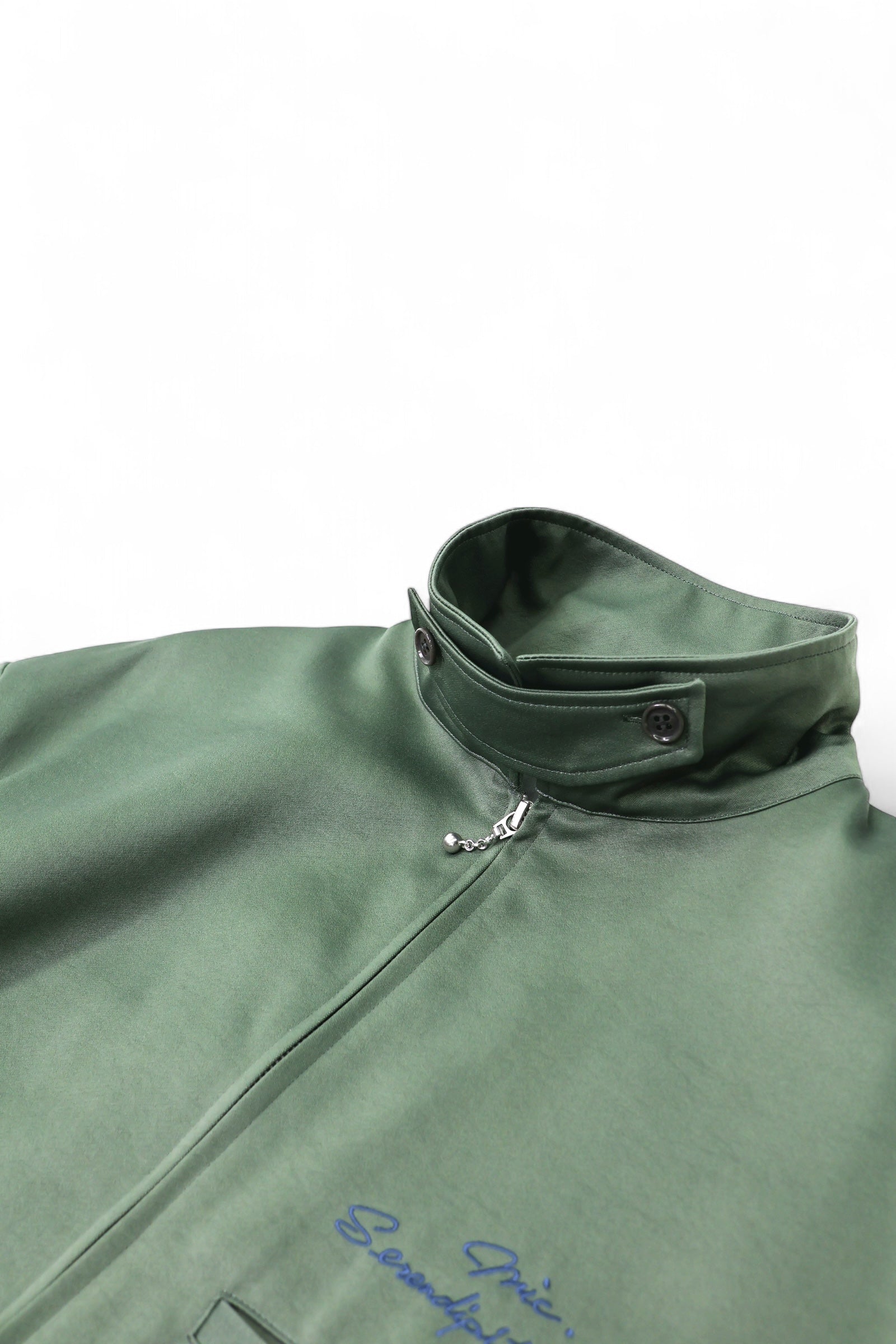EMBROIDERY SATIN BLOUSON