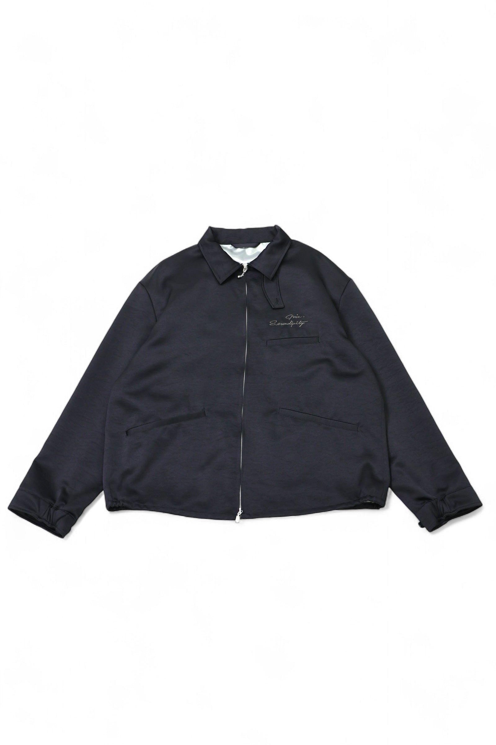 EMBROIDERY SATIN BLOUSON