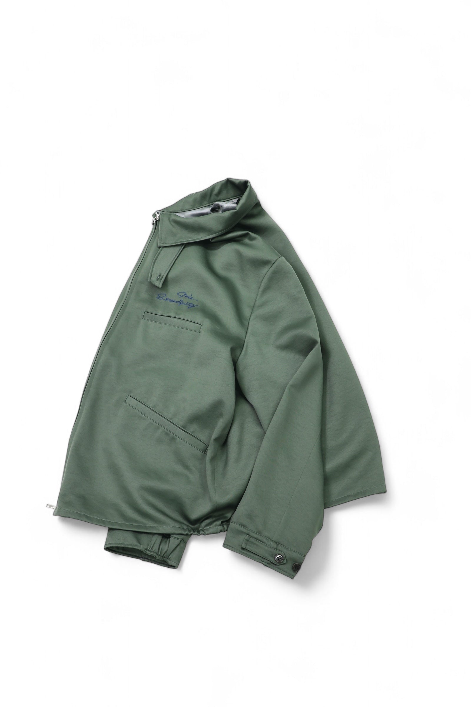 EMBROIDERY SATIN BLOUSON