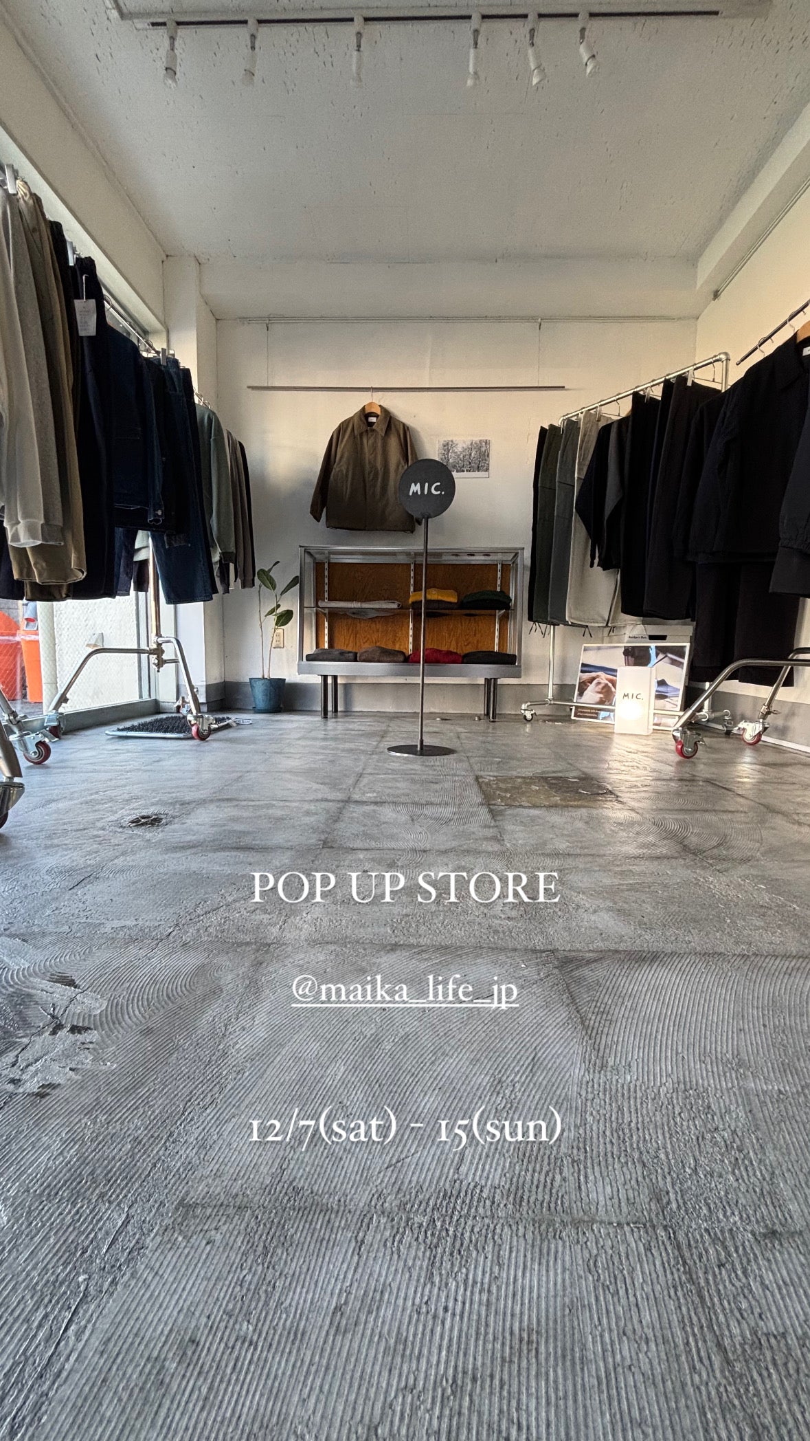 POP UP STORE / at maika