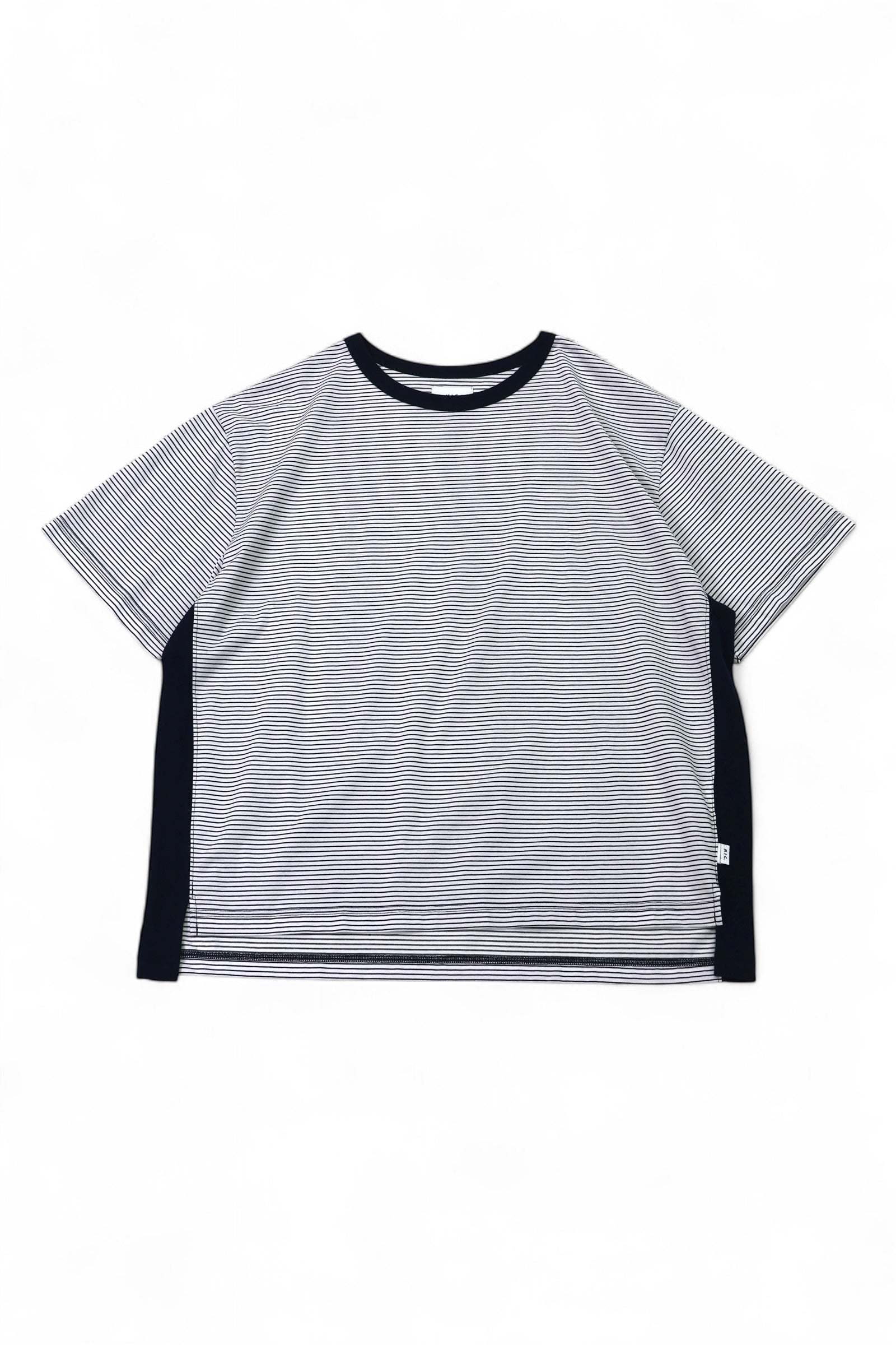 SIDE PANEL TEE S/S（BORDER）