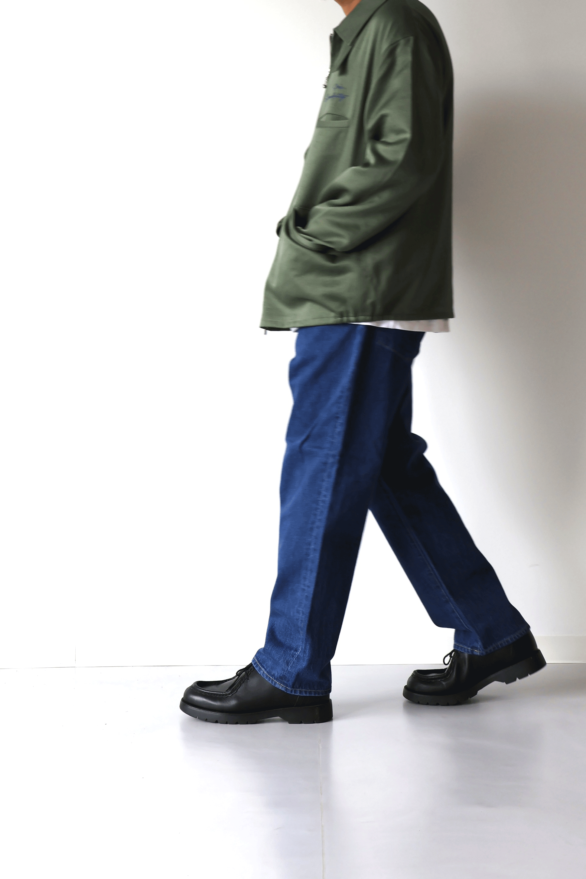 EMBROIDERY SATIN BLOUSON