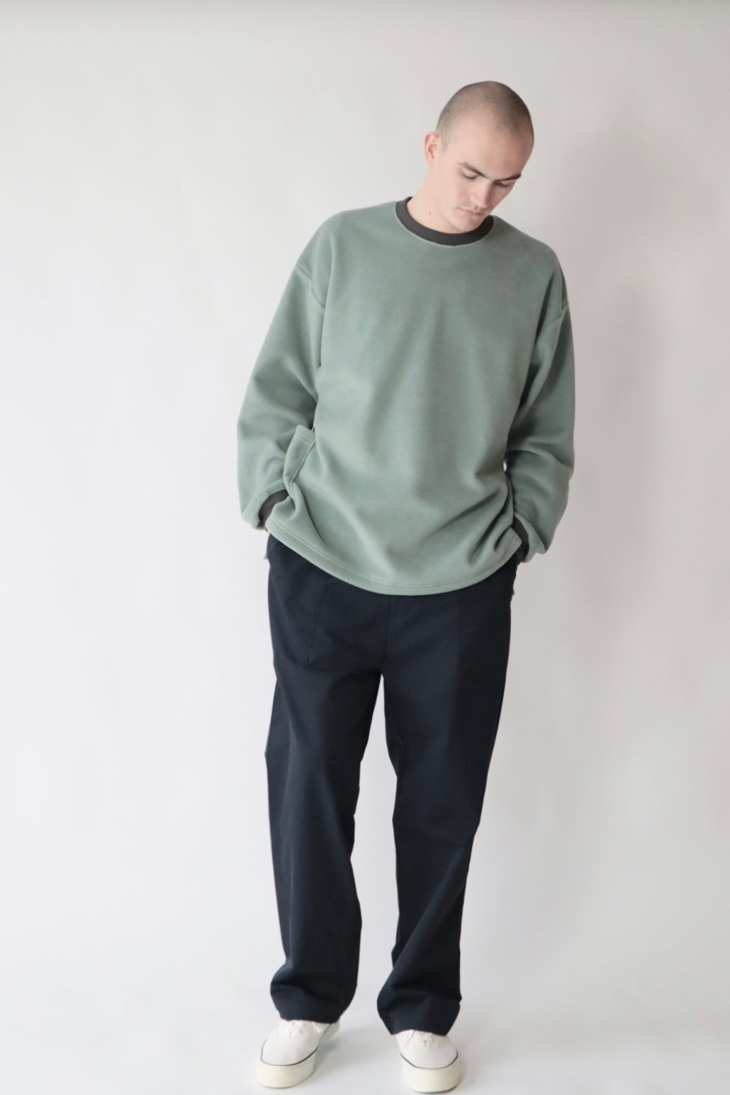 L/S FLEECE（SETIN / WIDE） R-POCKET