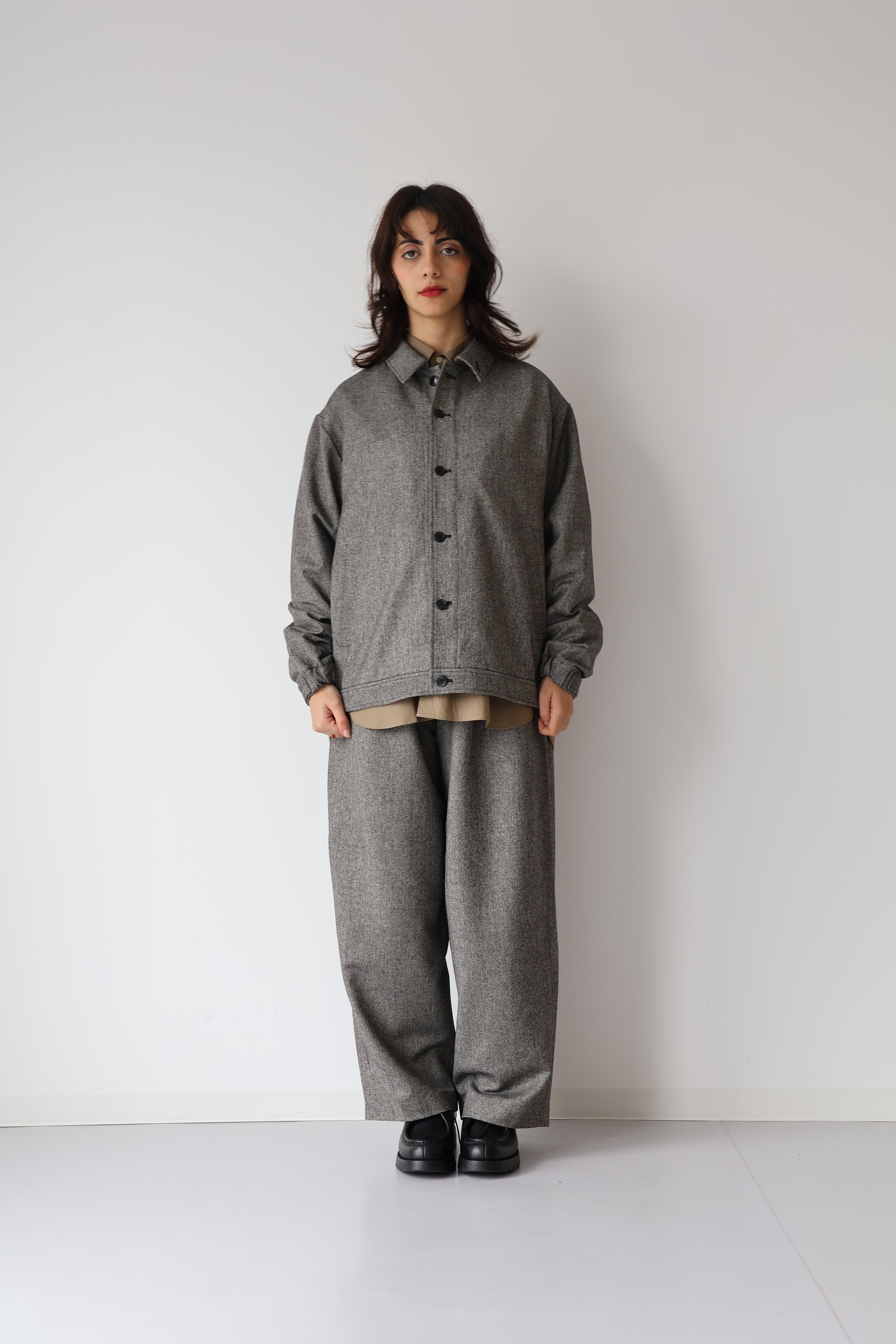 WASHABLE TWEED BLOUSON