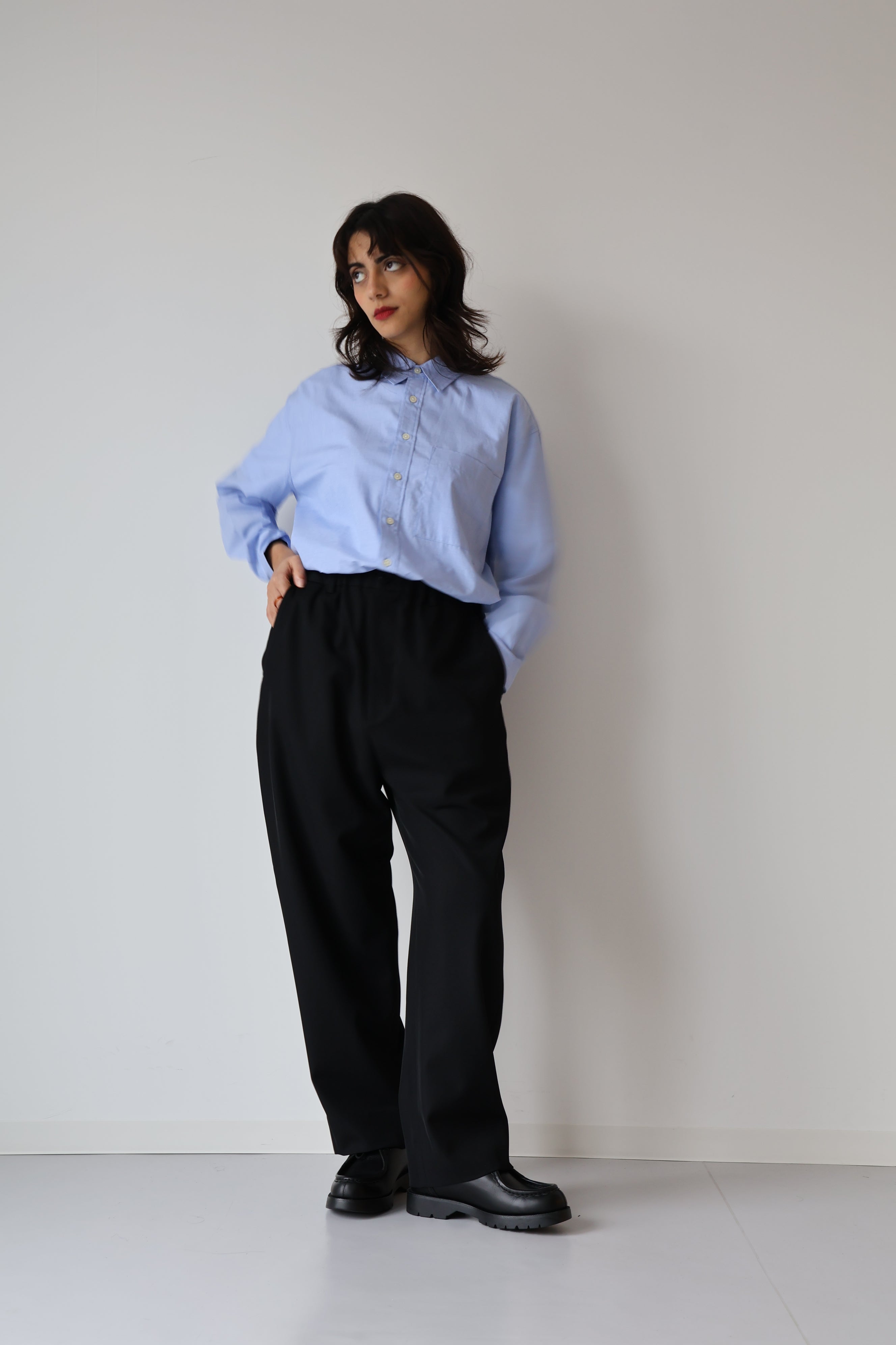 POLYESTER EASY SLACKS