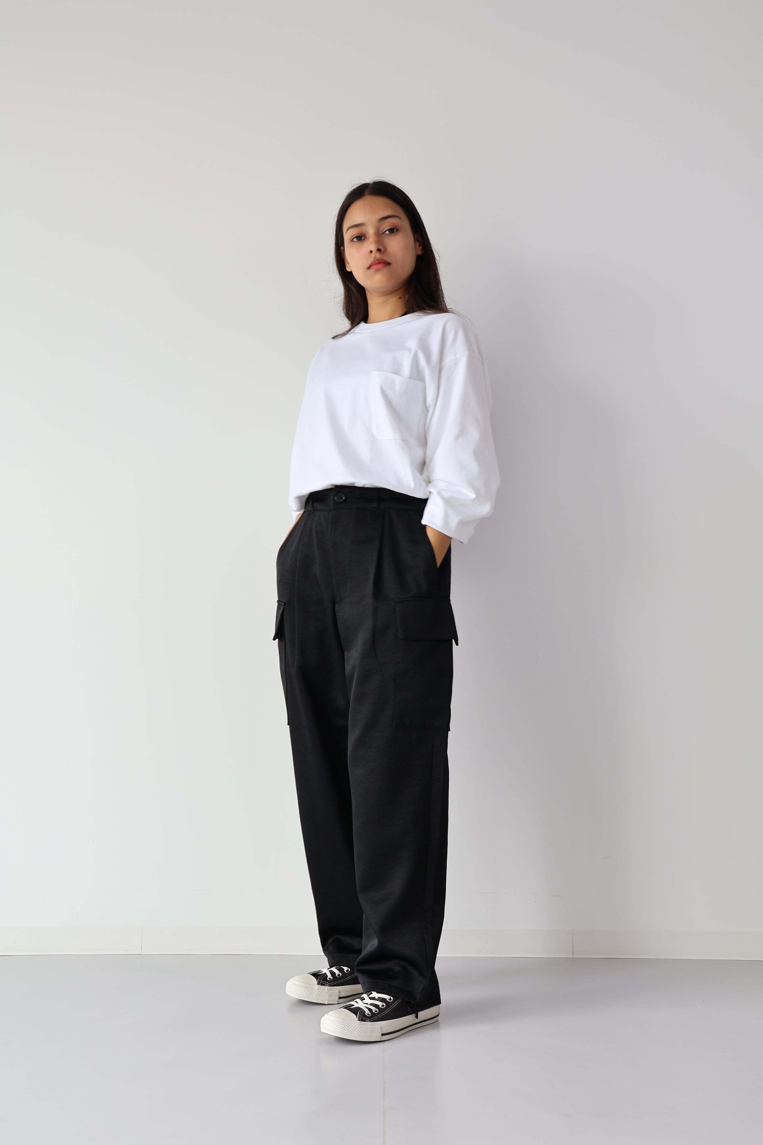 6POCKET PANTS / SATIN