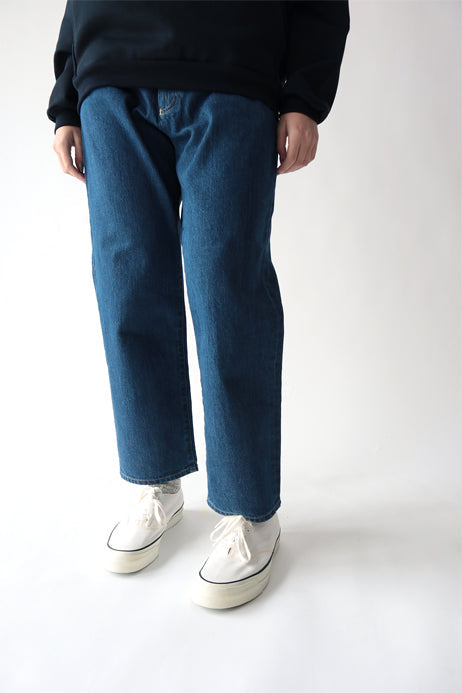 BARTACK DENIM PANTS / TAPERED