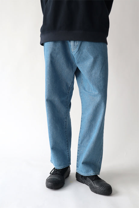 BARTACK DENIM PANTS / TAPERED