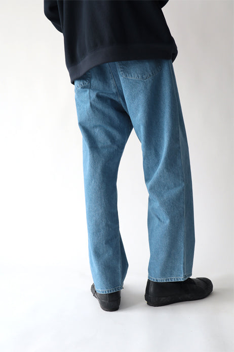 BARTACK DENIM PANTS / TAPERED