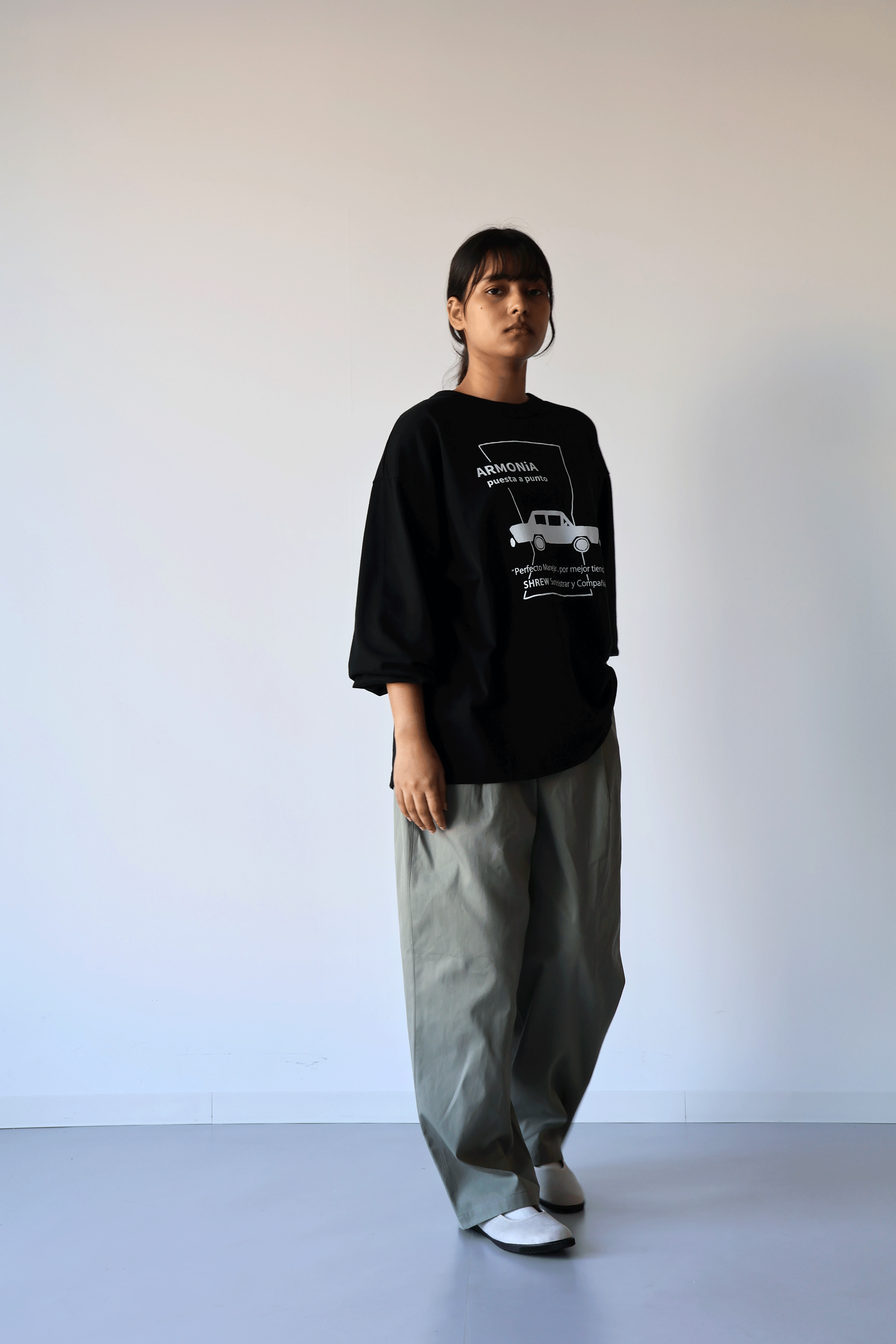 PRINT TEE L/S (SHREW CAR)