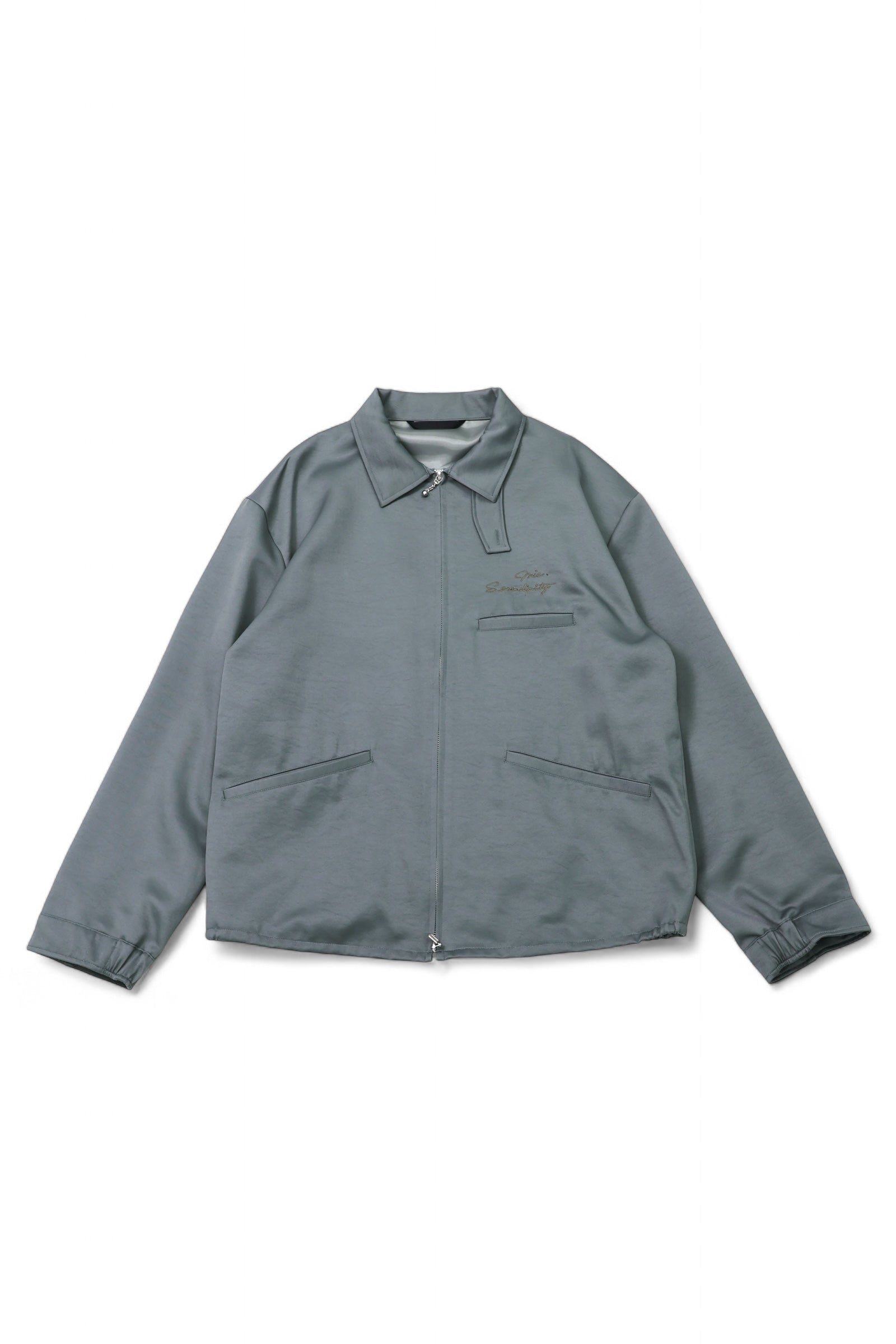 EMBROIDERY SATIN BLOUSON