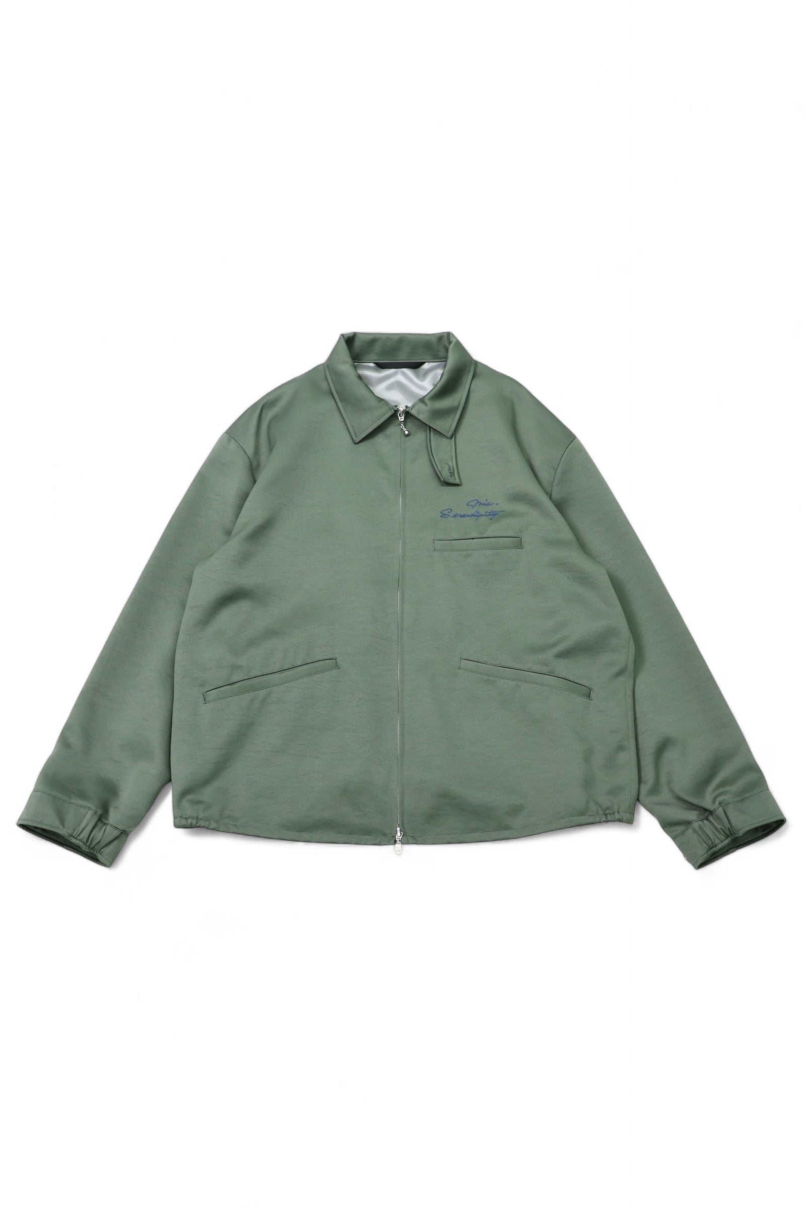 EMBROIDERY SATIN BLOUSON